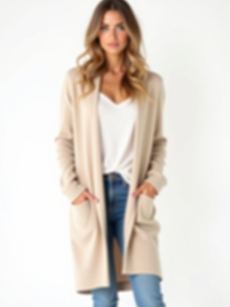 Gilet long plusieurs coloris disponibles