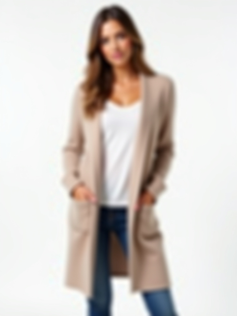 Gilet long plusieurs coloris disponibles