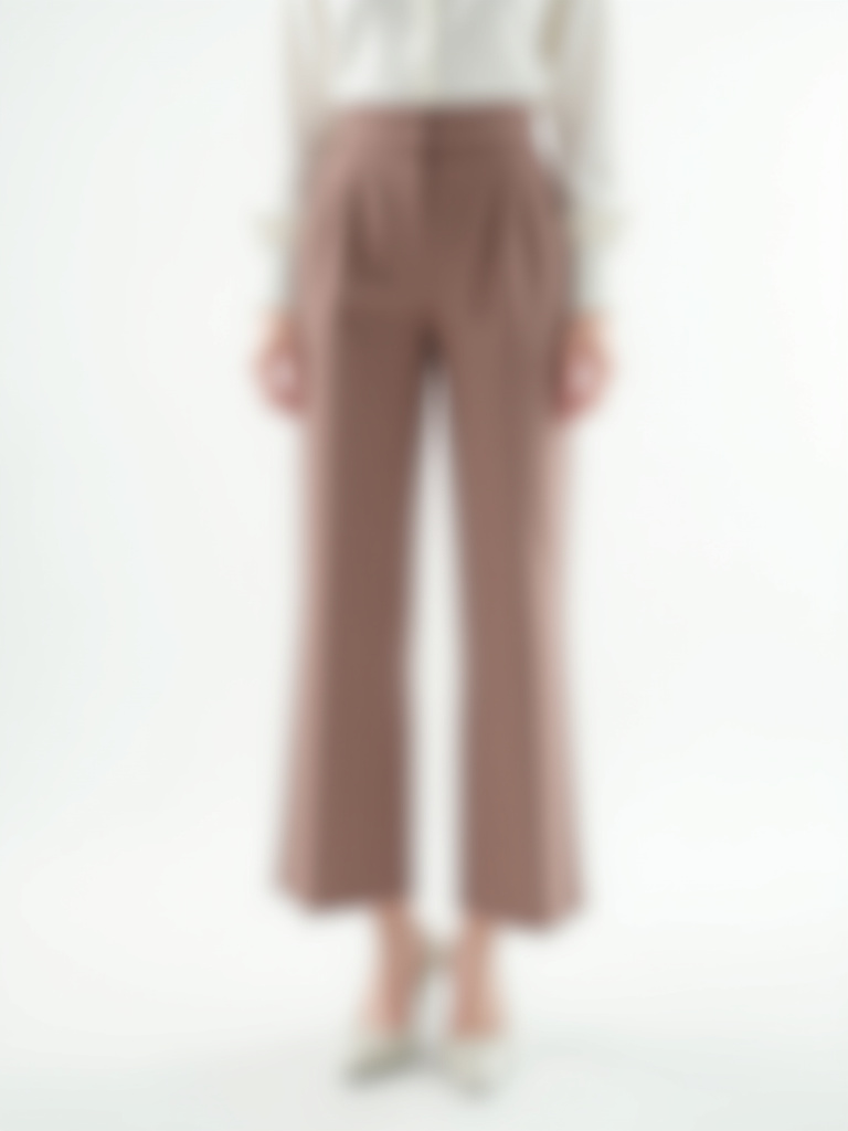 Pantalon similicuir boutons dorés