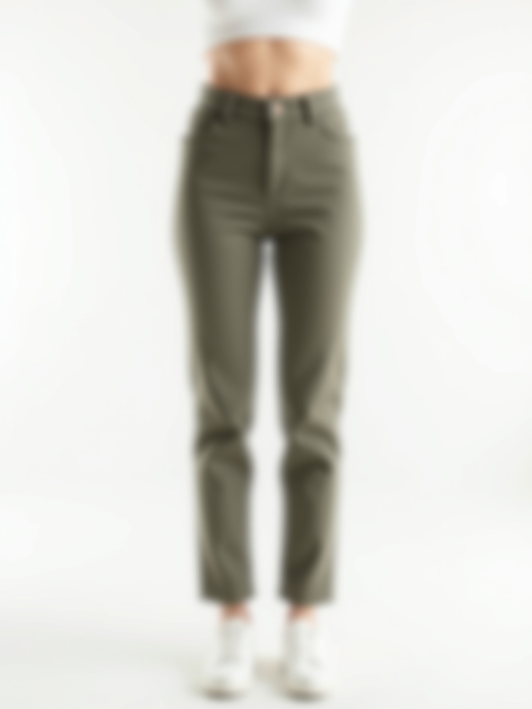 Pantalon taille haute