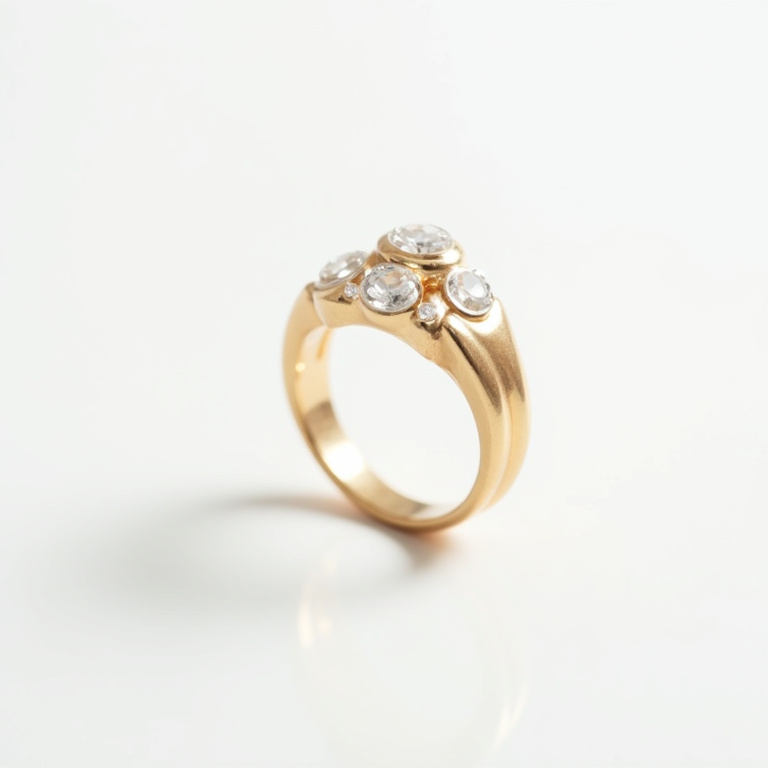 Bague acier inoxydable zirconium