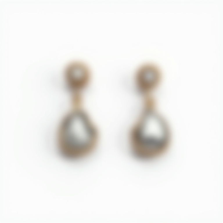 Boucles d'oreilles carrées inspiration ZA