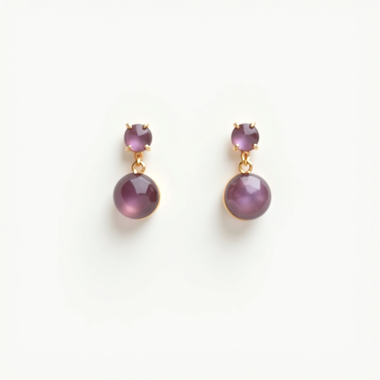 Boucles d'oreilles forme géométrique inspiration ZA