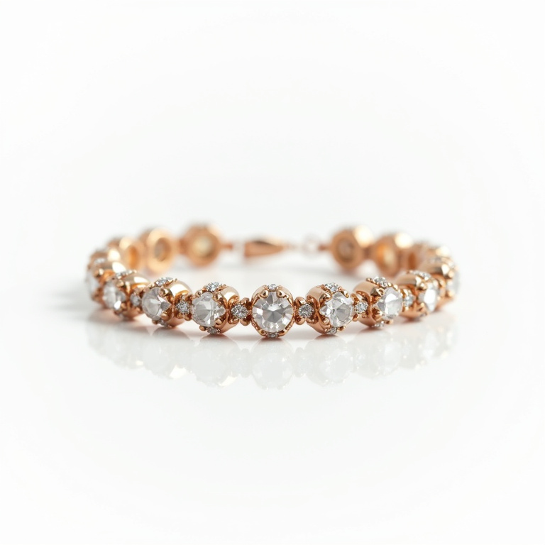 Bracelet strass acier inoxydable INSPIRATION