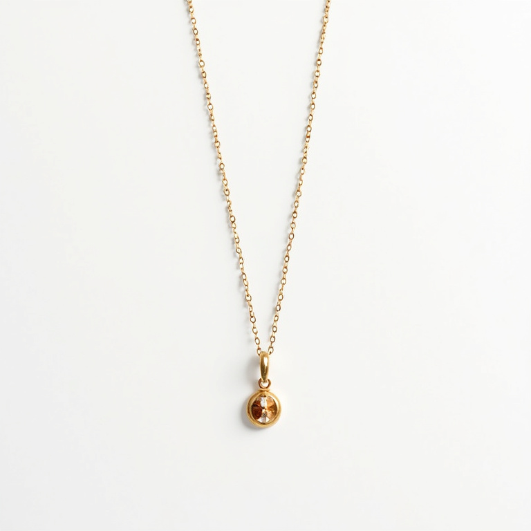 Collier inoxydable Lune