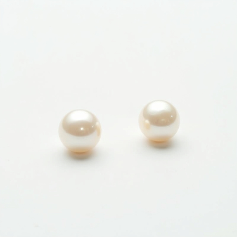 Boucles d'oreilles rondes perles inspi ZA