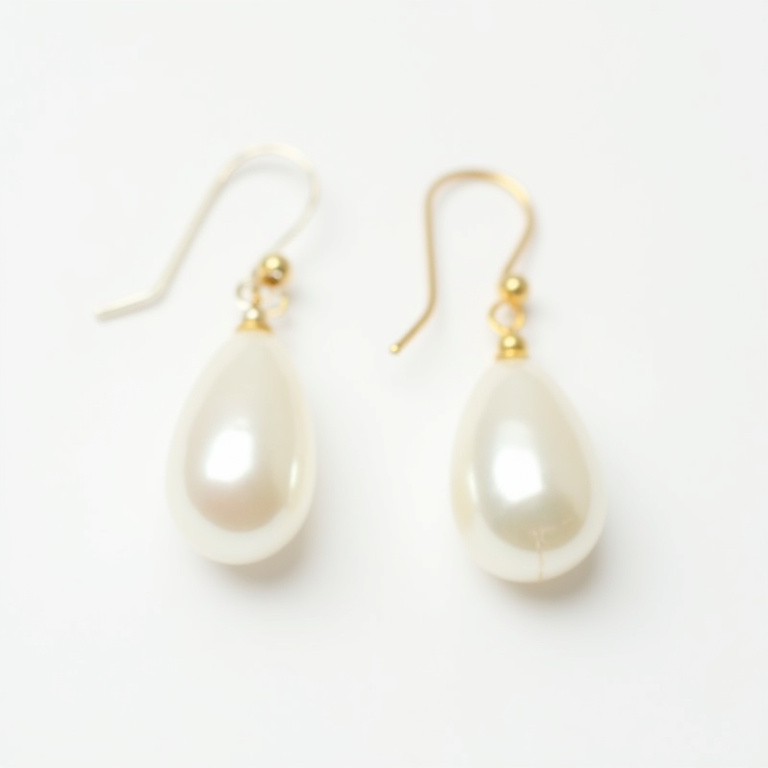 Boucles d'oreilles rondes perles inspi ZA