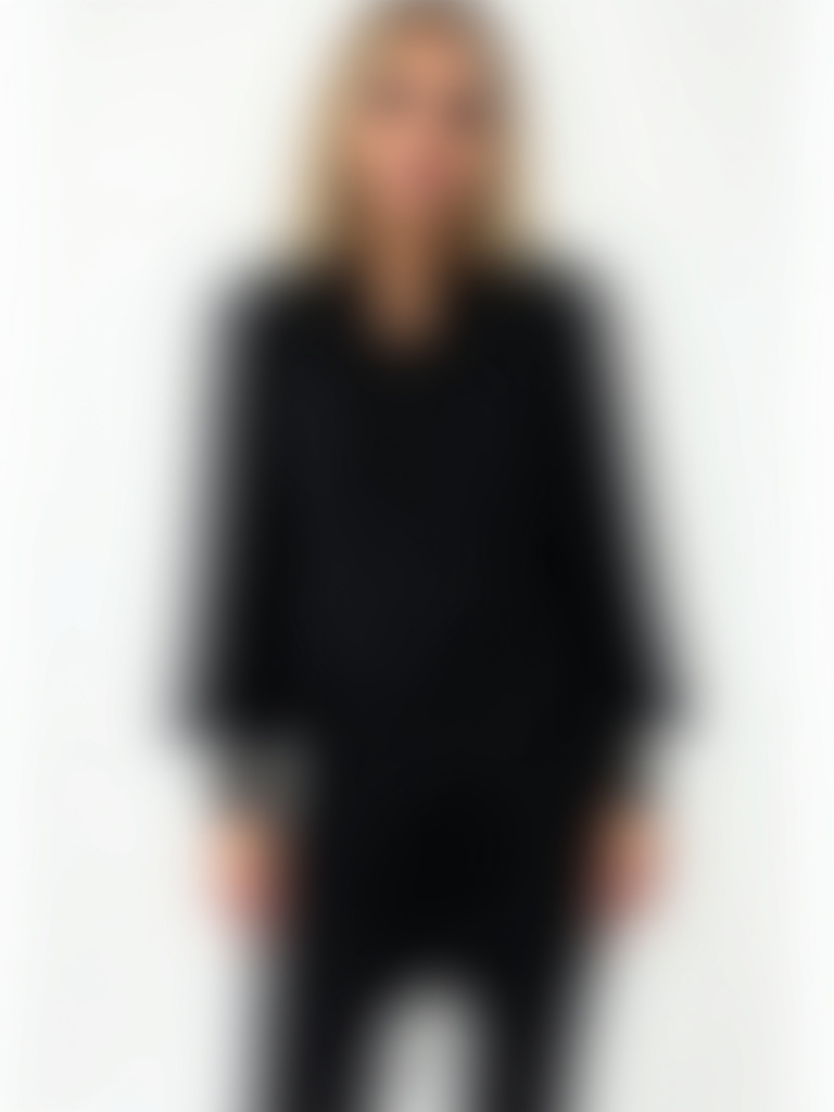 Chemise noire longue