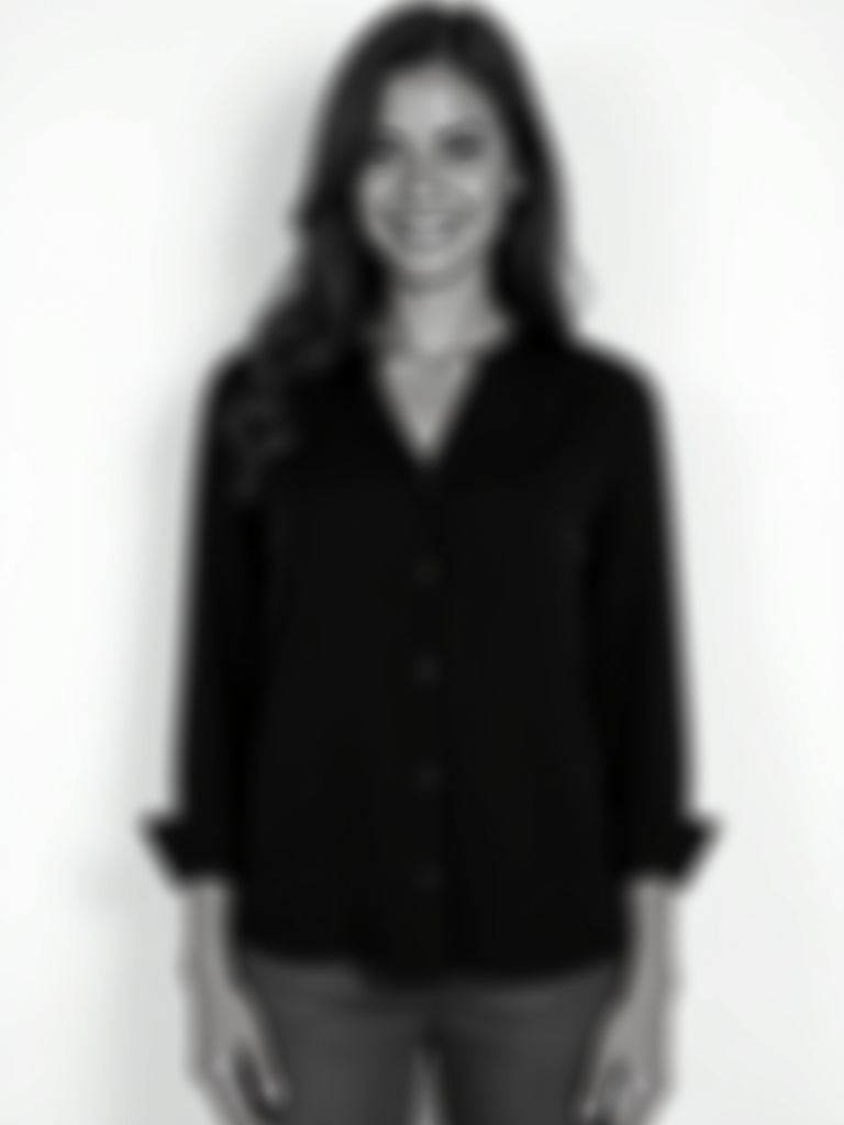 Chemise noire longue