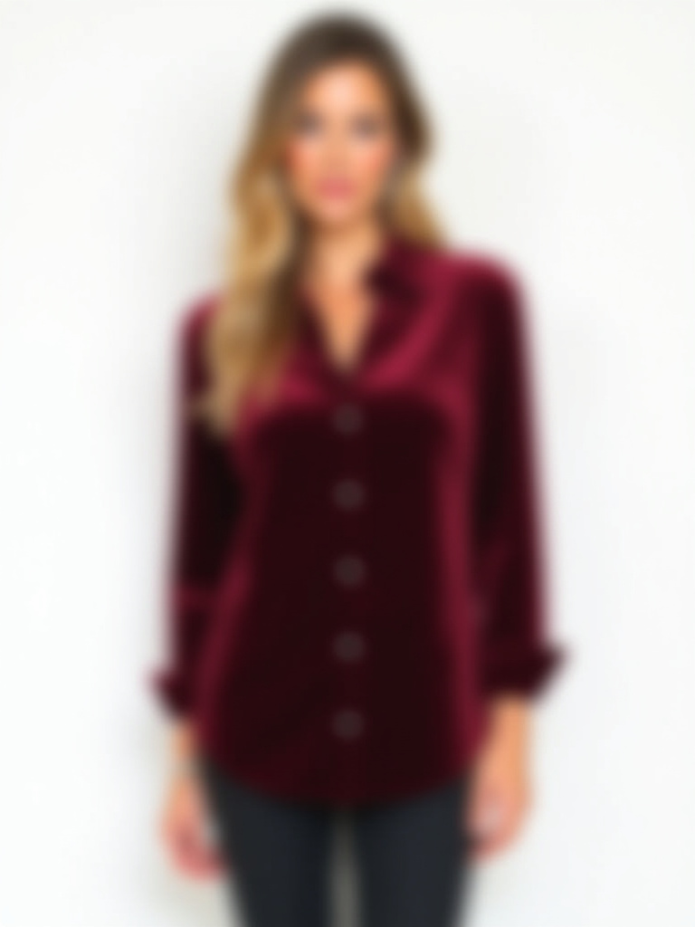 Chemise velours côtelé avec ceinture