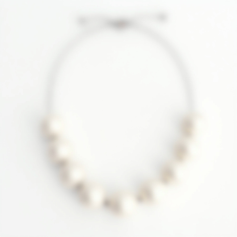Collier fil de pêche diamant blanc forme carrée