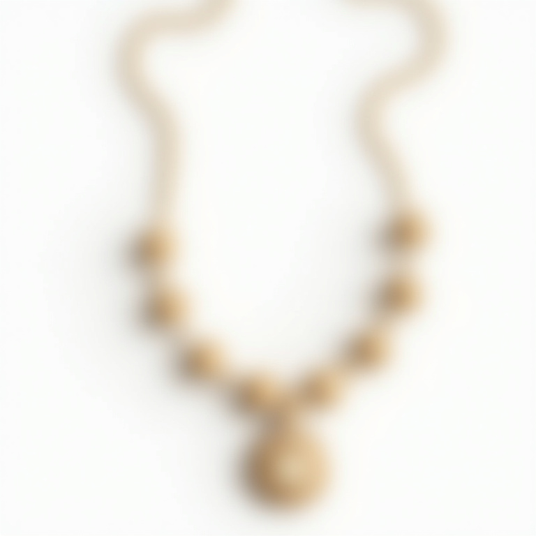 Collier fil de pêche diamant blanc rond