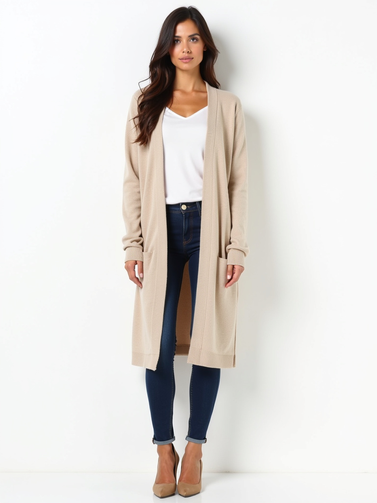 Gilet long plusieurs coloris disponibles