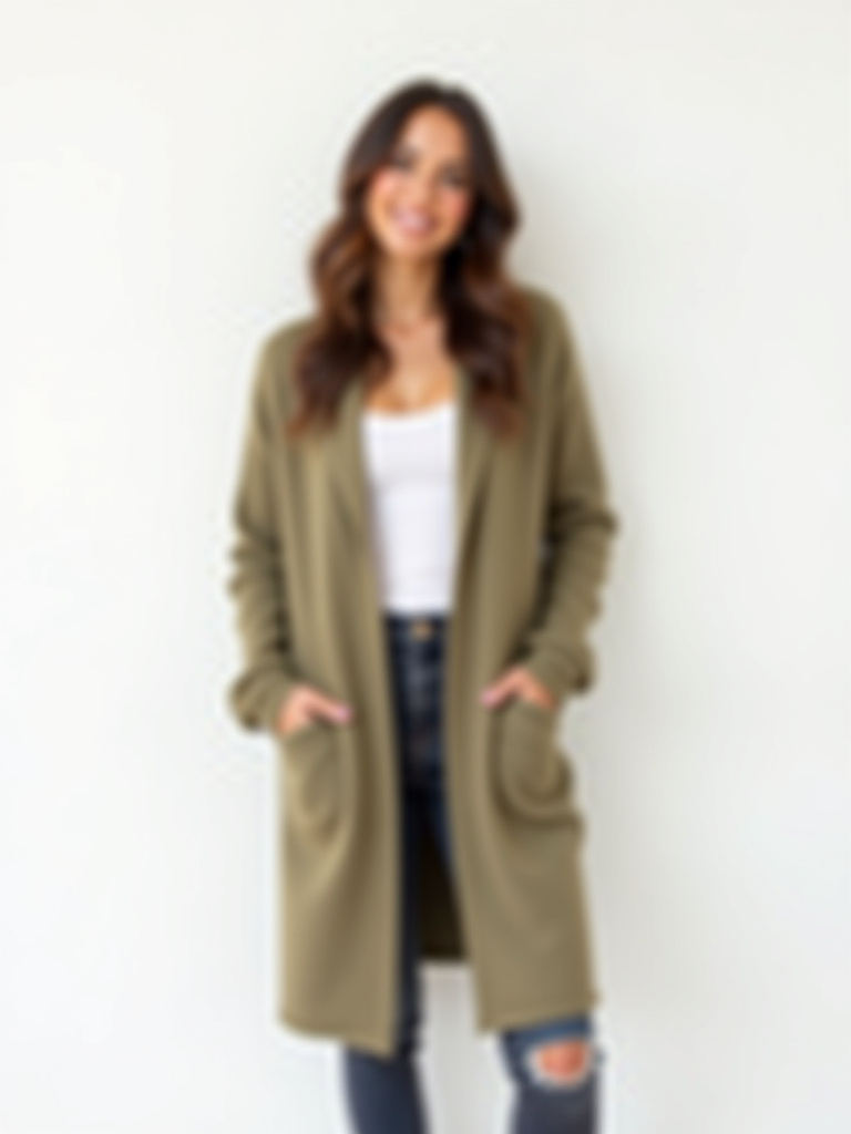 Gilet long plusieurs coloris disponibles