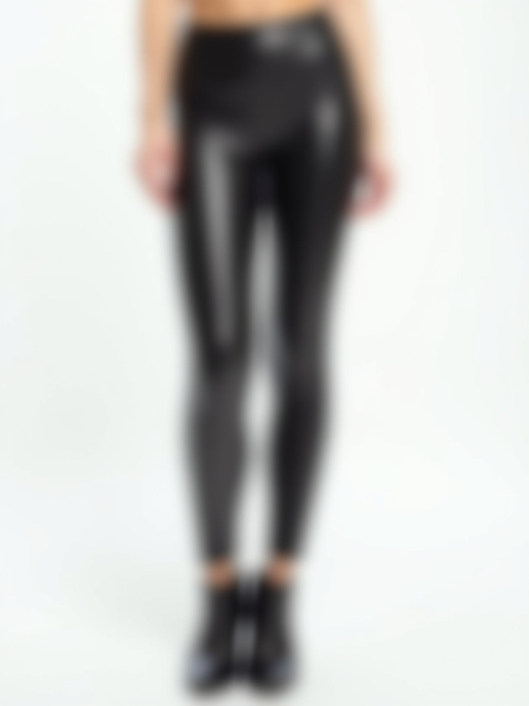 Legging similicuir Taille haute