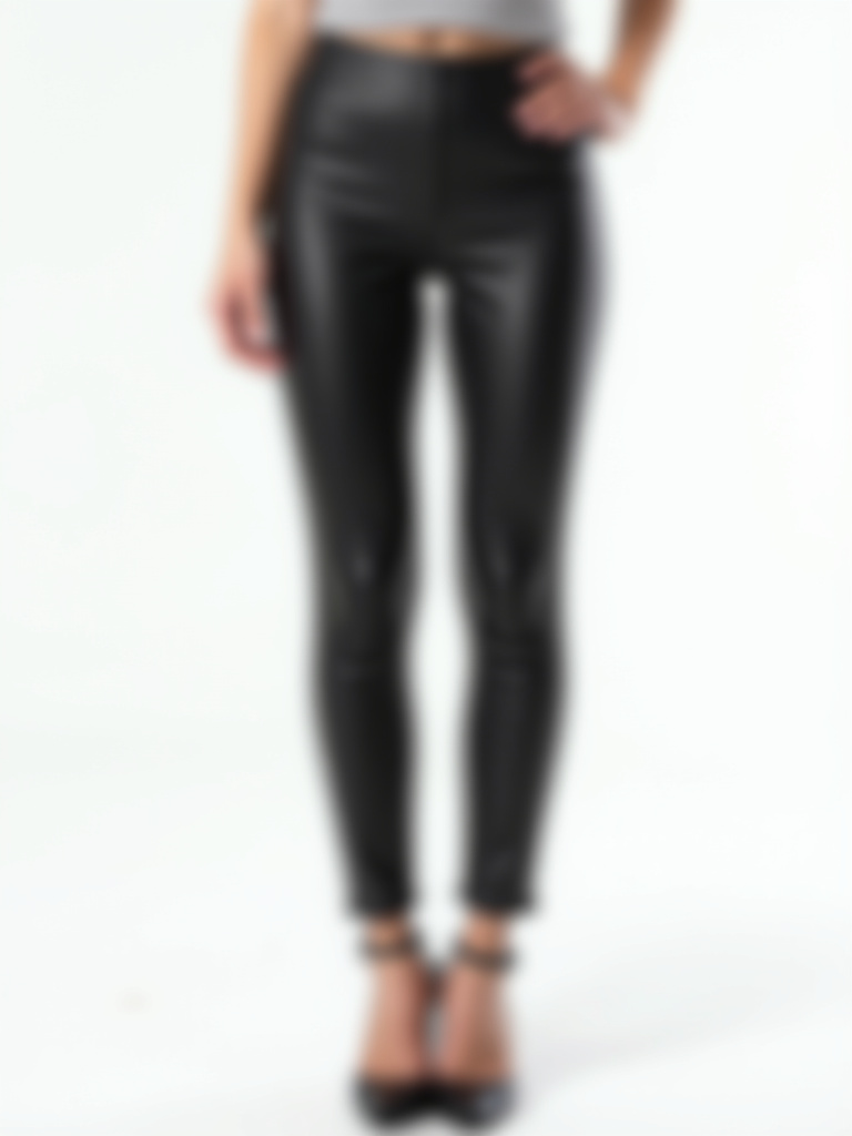 Legging similicuir Taille haute