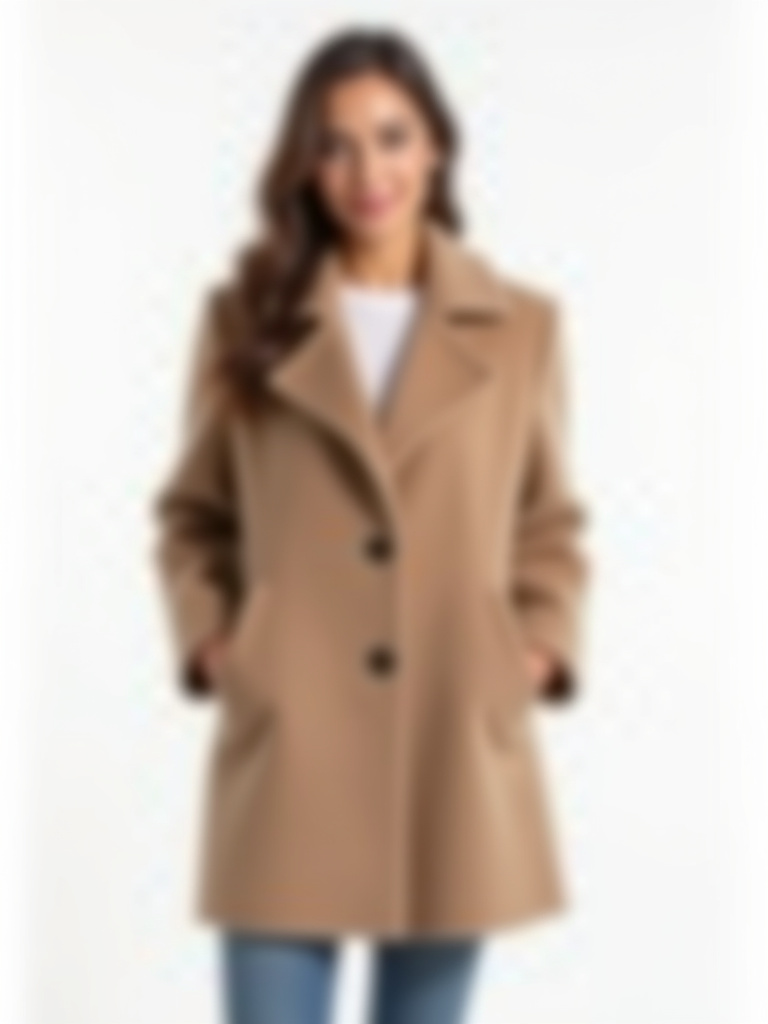 Manteau noir avec poches