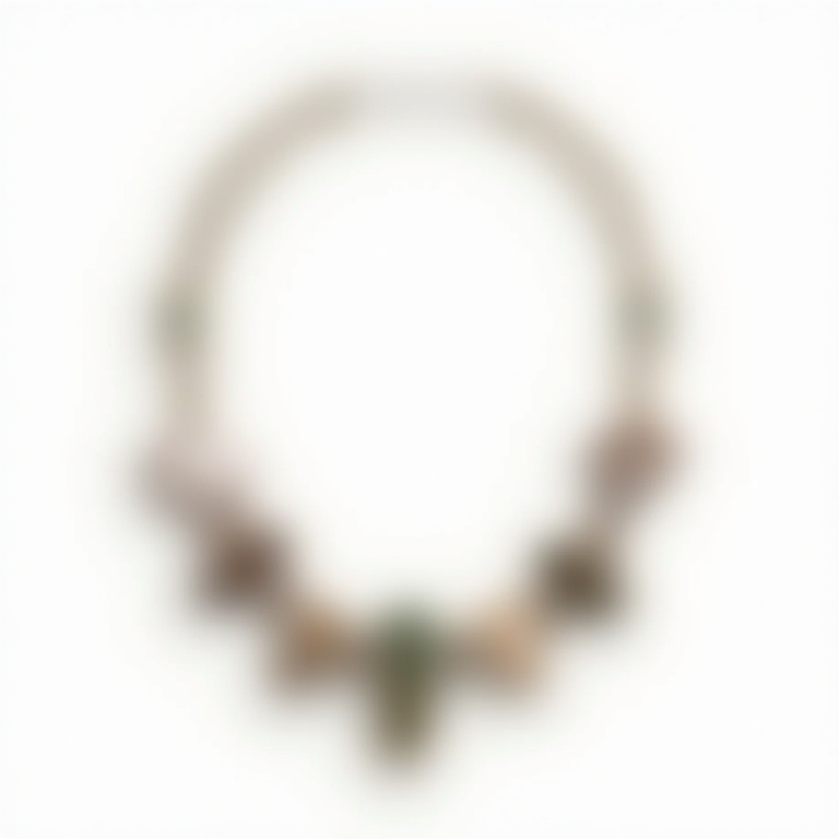 Collier fil de pêche diamant blanc forme carrée
