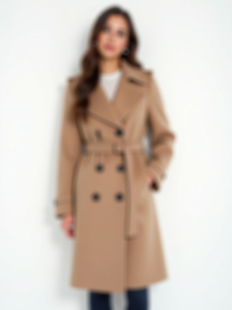 Veste longue style British