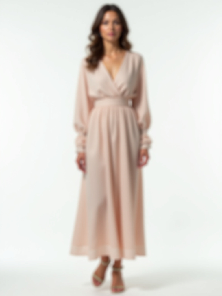 Robe longue imprimée
