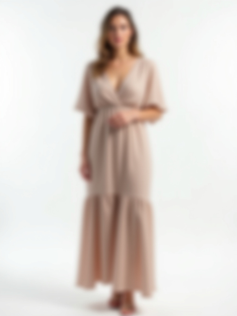 Robe longue imprimée