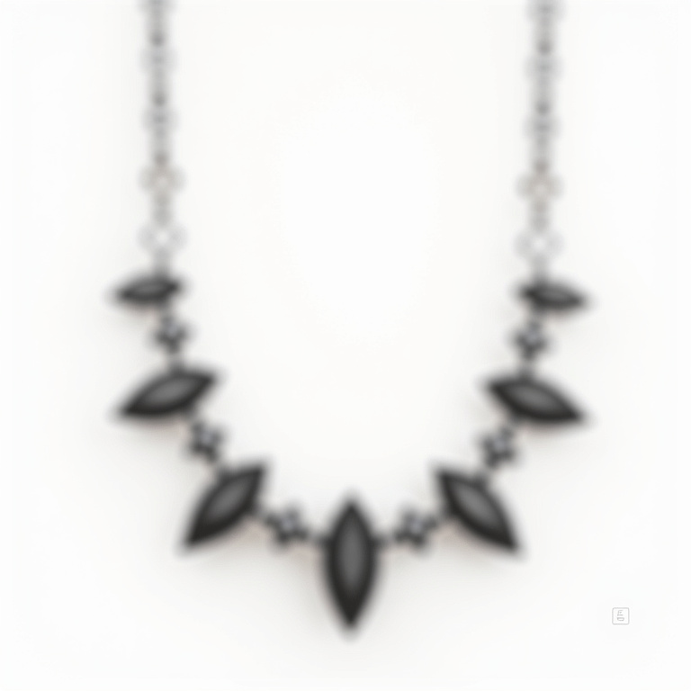 Collier inoxydable feuille et nacre