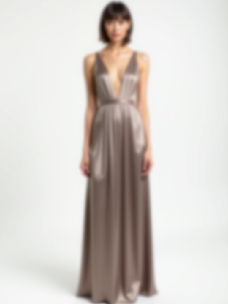 Robe longues satin manches longues plusieurs coloris disponibles 15€ au lieu de 25€