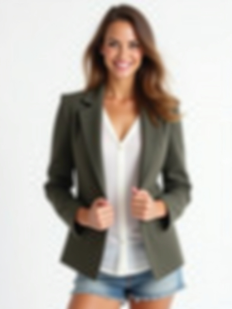 Veste chemise pieds de poule